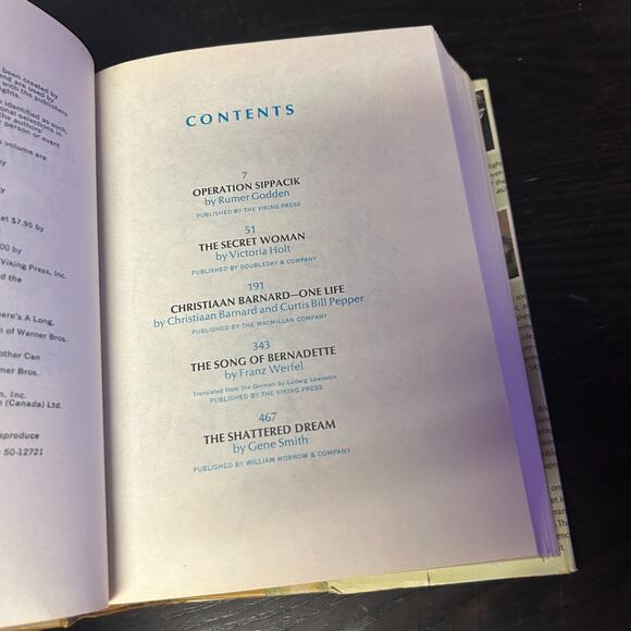 Reader's Digest Summer 1970s Condensed Books One Life Secret Woman Sippacik - Picture 5 of 7